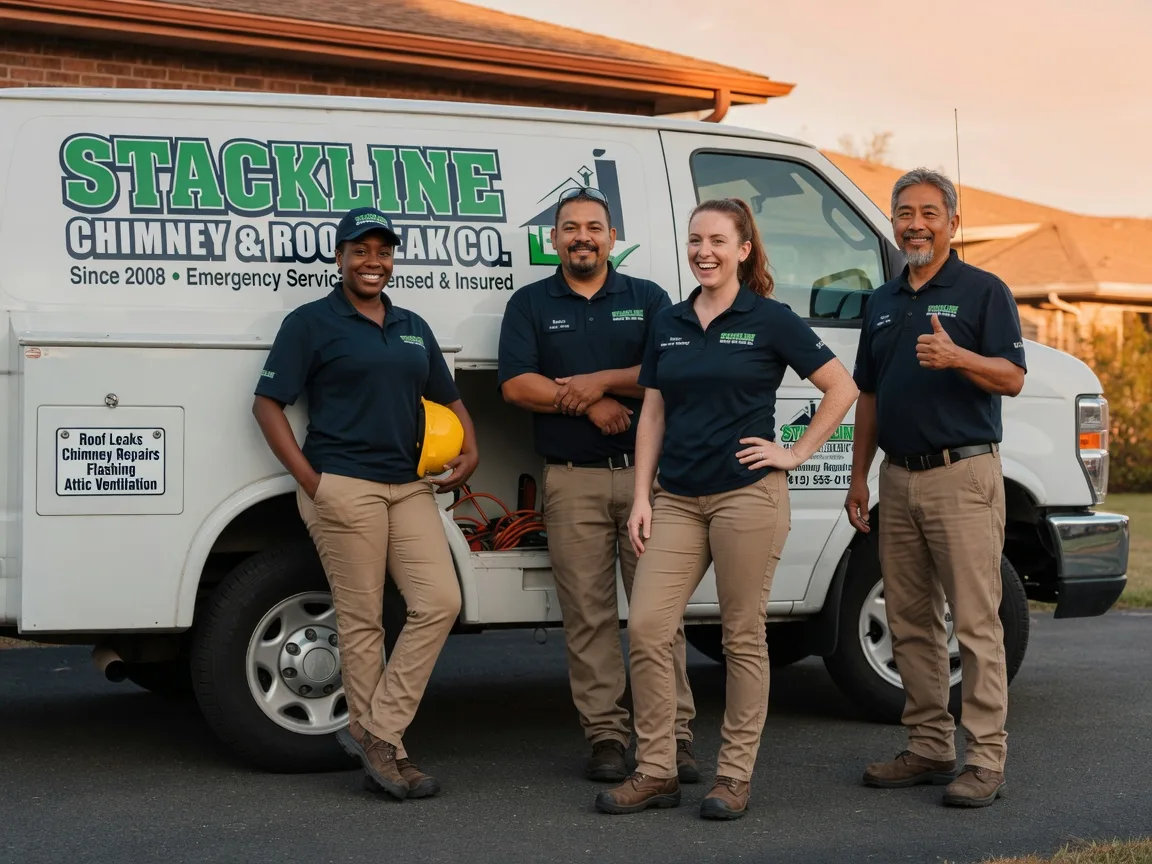 Chimney flashing repair company in Asheboro, NC